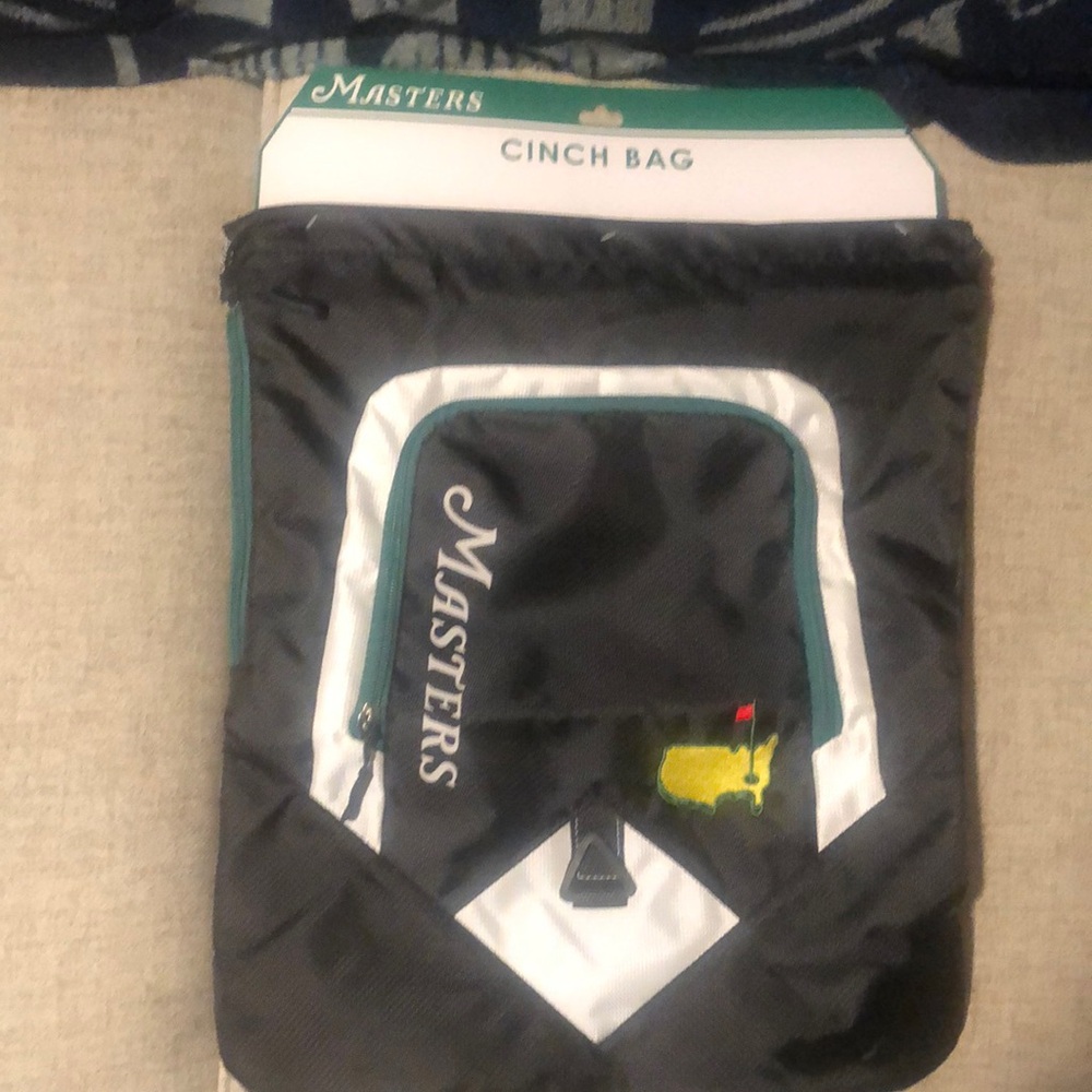 Masters Black Cinch Bag